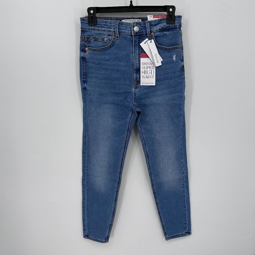Women's Stradivarius Super High-Waist Skinny Jeans 38